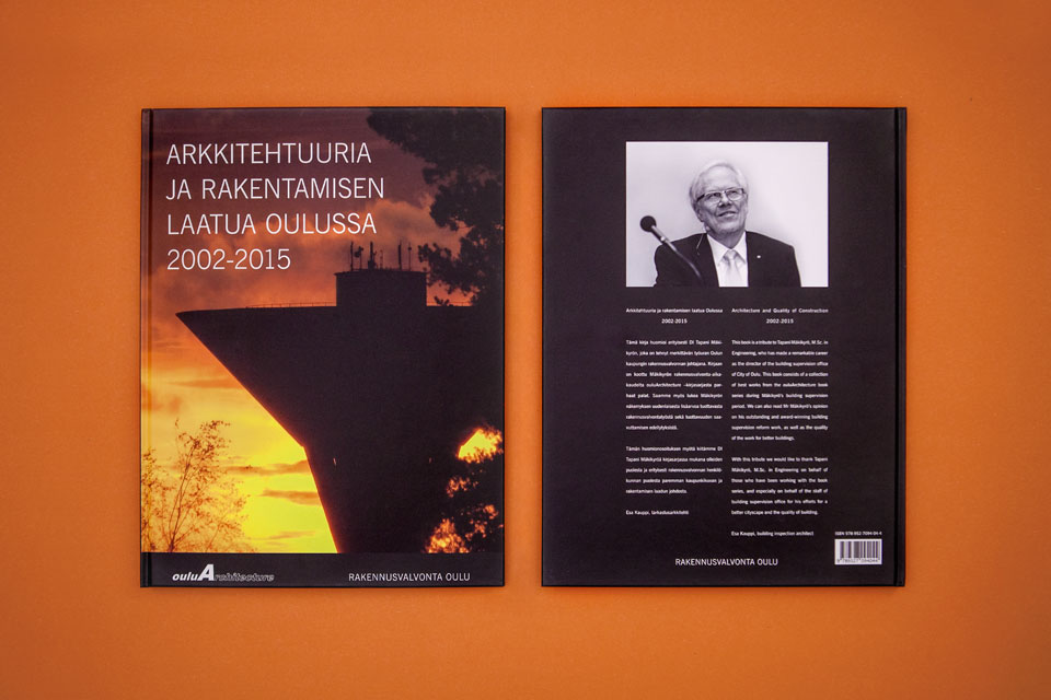 Printti, valokuvaus & kuvankäsittely Arkkitehtuuria Oulussa -kirjasarjaan - Mainostoimisto IOStudio | Studio Ilpo Okkonen